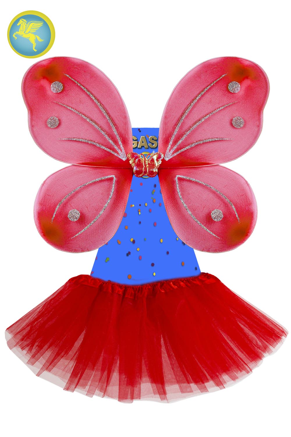 SET FARFALLA ROSSA